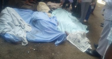 ارتفاع عدد المتوفين لـ10 وإصابة 2 بحادث سقوط ميكروباص من أعلى محور صفط اللبن