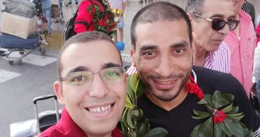 صور.. بطل تنس الأهلى عن الفوز بالبطولة العربية: من قلب المحنة تولد المنحة