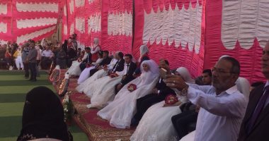 الشرقية تنظم حفل زفاف جماعى بمناسبة العيد القومى للمحافظة
