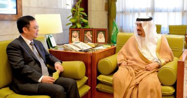 أمير الرياض يستقبل سفير الصين لدى السعودية لتعزيز سبل التعاون بين البلدين