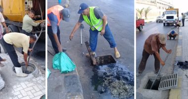 صور.. حتى لا تتكرر الكارثة.. الأسكندرية تستعد لاستقبال موسم الأمطار بتطهير 120 ألف مطبق و31 ألف شنيشة.. رفع كفاءة 178 محطة رفع.. سيارات جديدة للتدخل السريع و الطوارئ.. الصرف الصحى: تنفيذ مشروعات غرب المحافظة