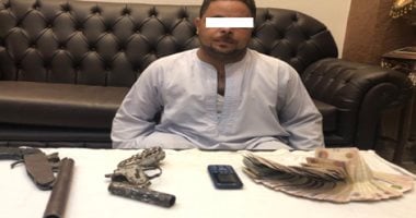 الأمن يضبط عاطل بحوزته قطعتى سلاح نارى فى السويس