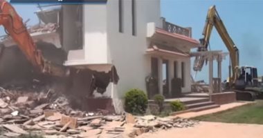 حملة لتنفيذ 4 قرارات إزالة ضمن الموجة 14 لاسترداد أراضي الدولة بالضبعة