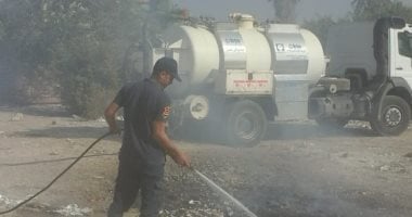إخماد حريق بمخازن شركة الورق الأهلية شرق الاسكندرية 