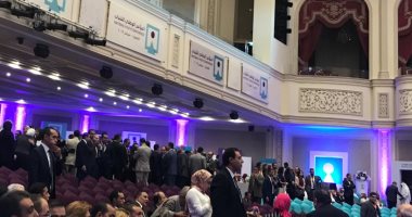 المؤتمر الوطنى الثامن للشباب يعرض فيلما تسجيليا عن المؤتمرات الشبابية 