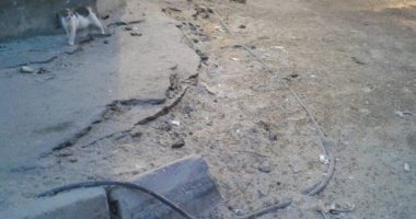 شكوى من تهالك شارع المسابك بمنطقة بشتيل والأهالى يطالبون برصفه