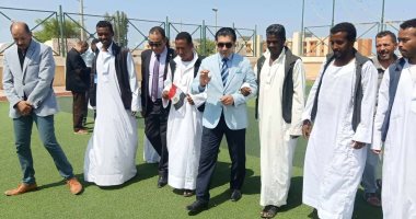 رئيس الاتحاد المصرى للمينى فوتبول يزور حلايب ويعلن انضمامها للدورى المصرى