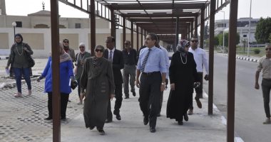 رئيس جامعة قناة السويس يتفقد آخر الإستعدادات لإستقبال العام الدراسى الجديد