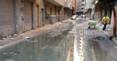 شكوى من تراكم مياه الصرف الصحى بشارع وابور عصمت بعزبة النخل