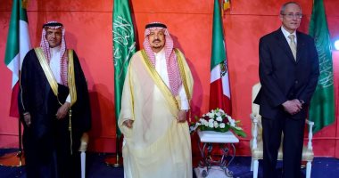 صور.. أمير الرياض يشارك فى حفل السفارة المكسيكية لدى السعودية بذكرى الاستقلال