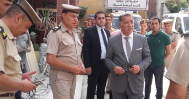 مدير أمن المنوفية يتفقد الخدمات الأمنية بمركزى منوف والباجور
