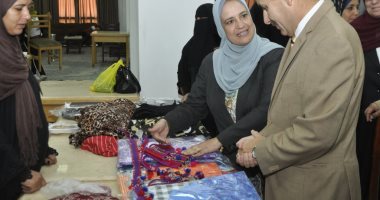انطلاق المعرض الثانى للأسر المنتجة بجامعة القناة