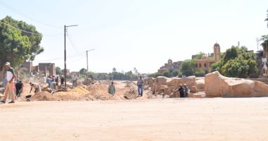 مشروع إحياء "طريق الكباش" العالمى يقترب من محطة النهاية