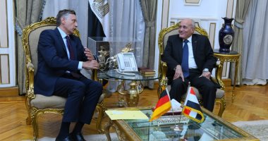 العصار يبحث مع سفير ألمانيا فى القاهرة سبل تعزيز التعاون المشترك