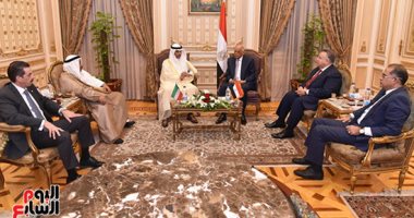 على عبد العال يلتقى رئيس مجلس الأمة الكويتى 