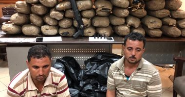 ضبط سائق وعاطل بحوزتهما 200 كيلو بانجو وسلاح نارى بالدقهلية