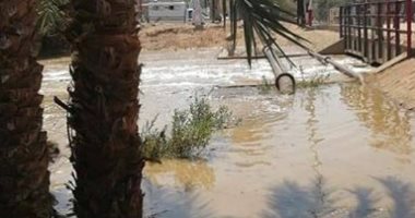 قارئ يشكو من كسر بماسورة الصرف الصحى بقرية بلانة محافظة أسوان