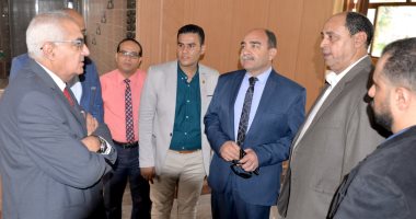 صور.. رئيس جامعة المنصورة يتفقد أعمال الصيانة والتطوير بدار الضيافة والمؤتمرات