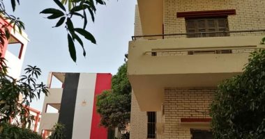 صور.. مدارس الجيزة تتزين بالأعلام استعدادا للعام الدراسى الجديد