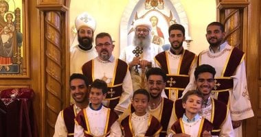 الأنبا لوقا يرسم شمامسة جدد لكنيسة العذراء فى چينيف بسويسرا