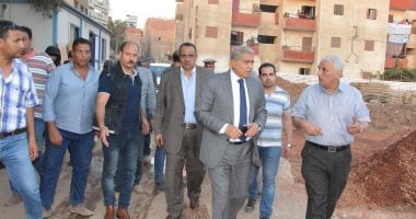 بتكلفة 77 مليونًا.. محافظ المنيا يتابع الأعمال الإنشائية لمدينة العمال