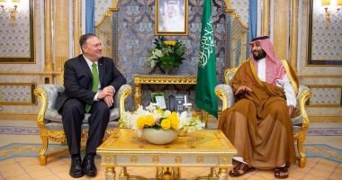 ولى العهد يجتمع مع وزير خارجية أمريكا.. وبومبيو: ندعم السعودية فى الدفاع عن نفسها