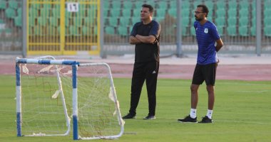 صور .. إيهاب جلال يقود تدريب المصرى بعد الإعتذار عن تدريب المنتخب