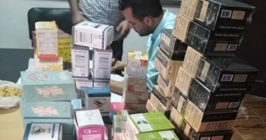 صور.. "حماية المستهلك" يضبط أدوية وسلع غذائية منتهية الصلاحية 