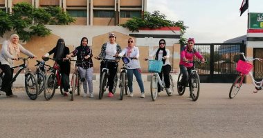 تحت شعار "الرياضة أسلوب حياة".. مجموعة فتيات تدشن ماراثون للدرجات بالزقازيق
