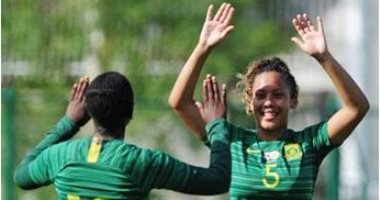 شابات جنوب أفريقيا يفزن على سيشيل 28-0 فى كأس كوسافا.. صور