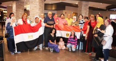 الجالية المصرية بأمريكا تقيم احتفالية كبيرة قبل وصول الرئيس السيسى نيويورك