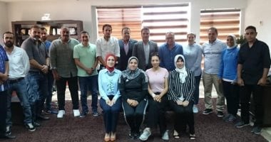 شاهد أول صورة لحسام البدري مع اللجنة الخماسية باتحاد الكرة