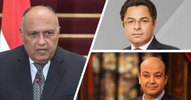 التلفزيون هذا المساء.. خالد أبو بكر: قمة مرتقبة بين الرئيس السيسى وترامب.. وزير الخارجية: مصر مهتمة بالقارة الإفريقية وأجندة تنميتها.. أديب عن استضافة العضو المنتدب بصيدليات 19011: "الإخوان أكلوا الموضوع"