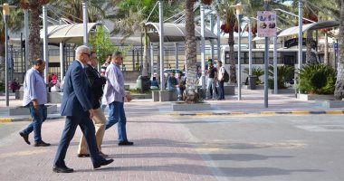 رئيس جامعة الإسكندرية يتفقد الكليات والمجمع النظرى