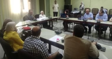 نائب رئيس جامعة المنصورة يلتقى الحاصلين على تمويلات المشاريع البحثية 