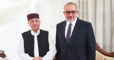 النايض يطلع رئيس البرلمان الليبى على نتائج جولته الخارجية الأخيرة