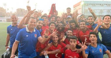 سوبر كورة.. شباب الأهلي يحتفلون بالفوز على الزمالك بثلاثية نظيفة.. فيديو