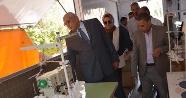 فيديو.. محافظ الوادي الجديد يدشن وحدة التدريب علي الحرف المتنقلة 