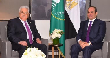 قمة مصرية فلسطينية بنيويورك.. والسيسى: نواصل جهود استعادة حقوق الفلسطينيين