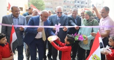 محافظ الجيزة يفتتح مدرسة أمهات المؤمنين للتعليم الأساسى بالهرم