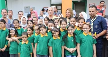 صور.. محافـظ المنوفية يفتتح توسعات عدد من المدارس بزاوية رازين بمنوف