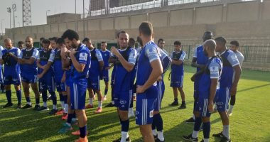صور.. المقاولون يبدأ استعداداته لمواجهة سموحة فى ثانى جولات الدوري العام