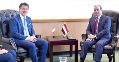 السيسى لـ رئيس وزراء إيطاليا: تكثيف الجهود للتوصل إلى تسوية لأزمات المنطقة