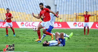 أهداف مباراة الأهلي وسموحة في الدوري المصري
