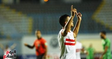 فيديو.. مصطفى محمد يتقدم للزمالك أمام الاتحاد بعد 6 دقائق