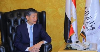 النقل تبحث مع سفير الصين بالقاهرة مشروع القطار المكهرب السلام - العاصمة الإدارية