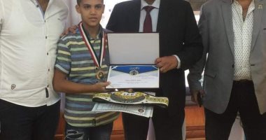 سعيد محمد بطل الجمهورية فى الكيك بوكسنج