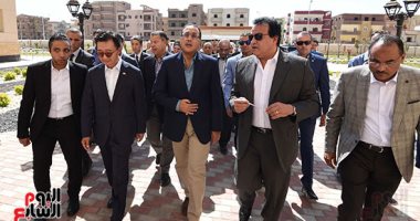 رئيس الوزراء يتفقد الجامعة التكنولوجية ببنى سويف خلال زيارته للمحافظة