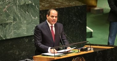 السيسي بالأمم المتحدة: يجب معالجة الخلل الفادح فى توزيع الثروة والسلطة بليبيا