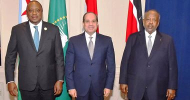 صور.. السيسى يشارك فى قمة ثلاثية مع جيبوتى وكينيا بالولايات المتحدة